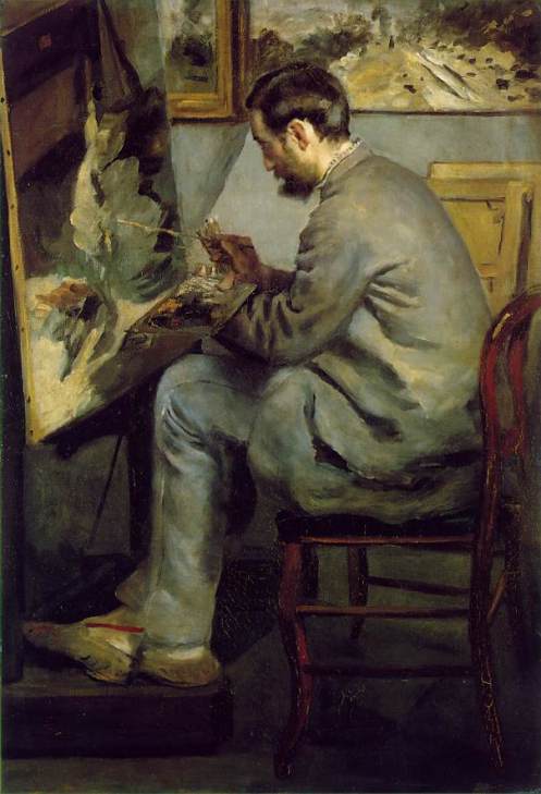 Bazille_ Retrato de Pierre-Auguste Rodin